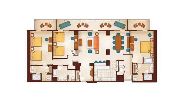 3-Bedroom Grand Villa floor plan