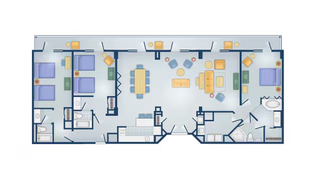 3-Bedroom Grand Villa floor plan