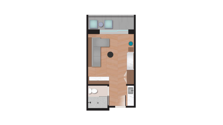 Tower - Duo Studio floor plan