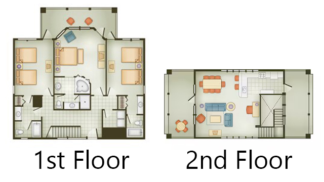 3-Bedroom Beach Cottage floor plan